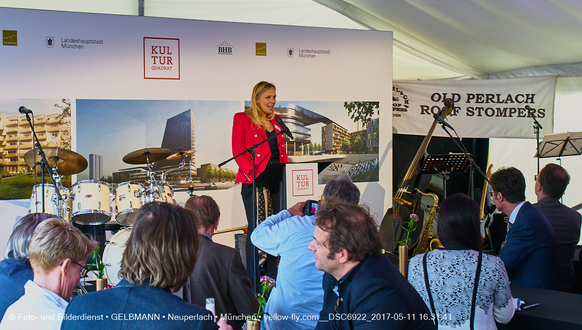 11. Mai 2017 - Grundsteinlegung für die LOGE und dem Kulturquadrat in Neuperlach